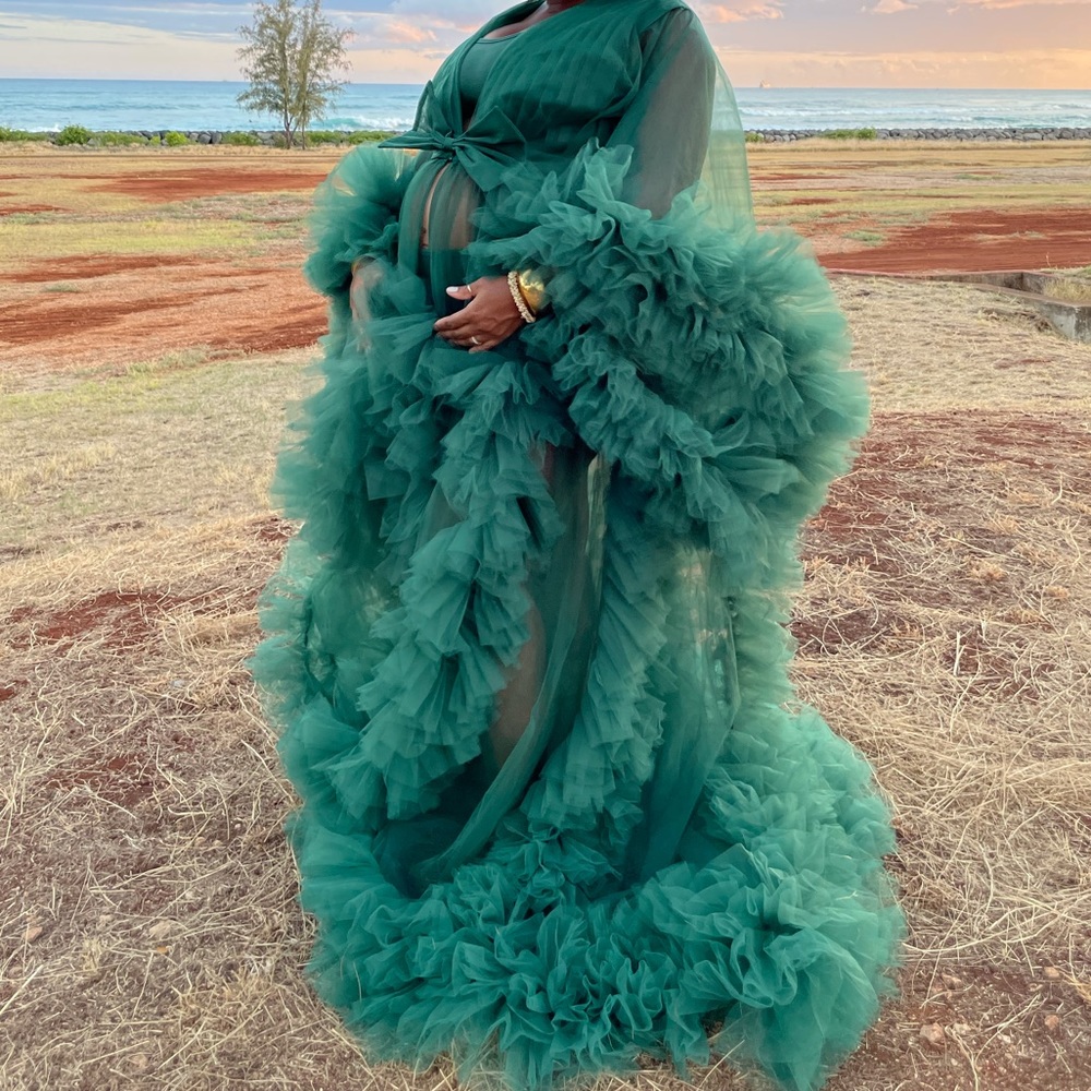Oyemwen Tulle Robe